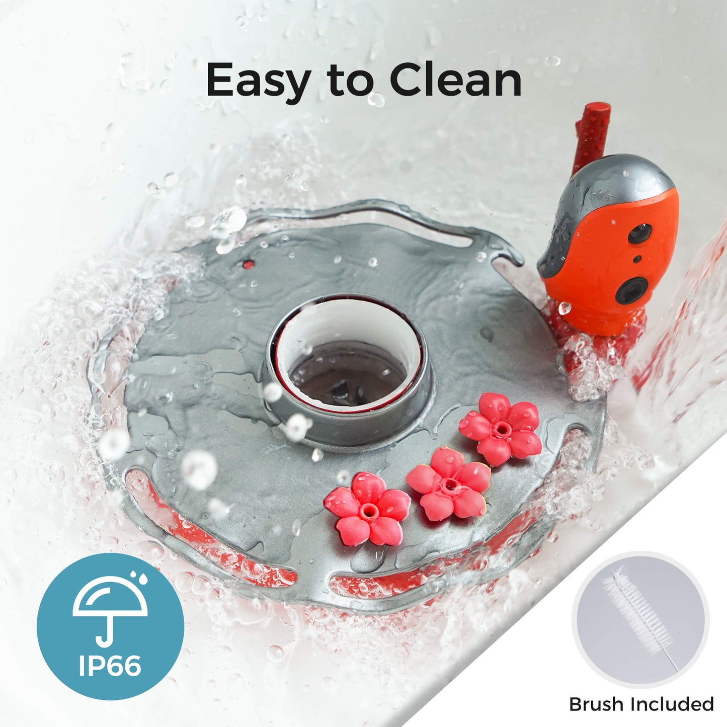 TT Nature Glass Hummingbird Feeder Pro with Camera