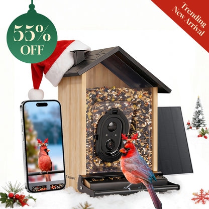 Bamboo Squirrel-Proof Bird Feeder