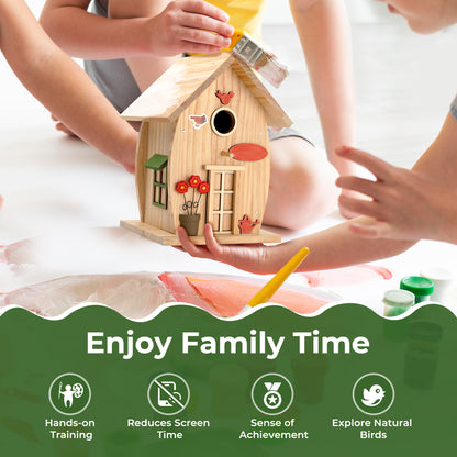 Wooden DIY Bird House