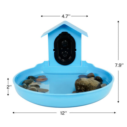 TT Nature Solar Smart Bird Bath with AI Camera