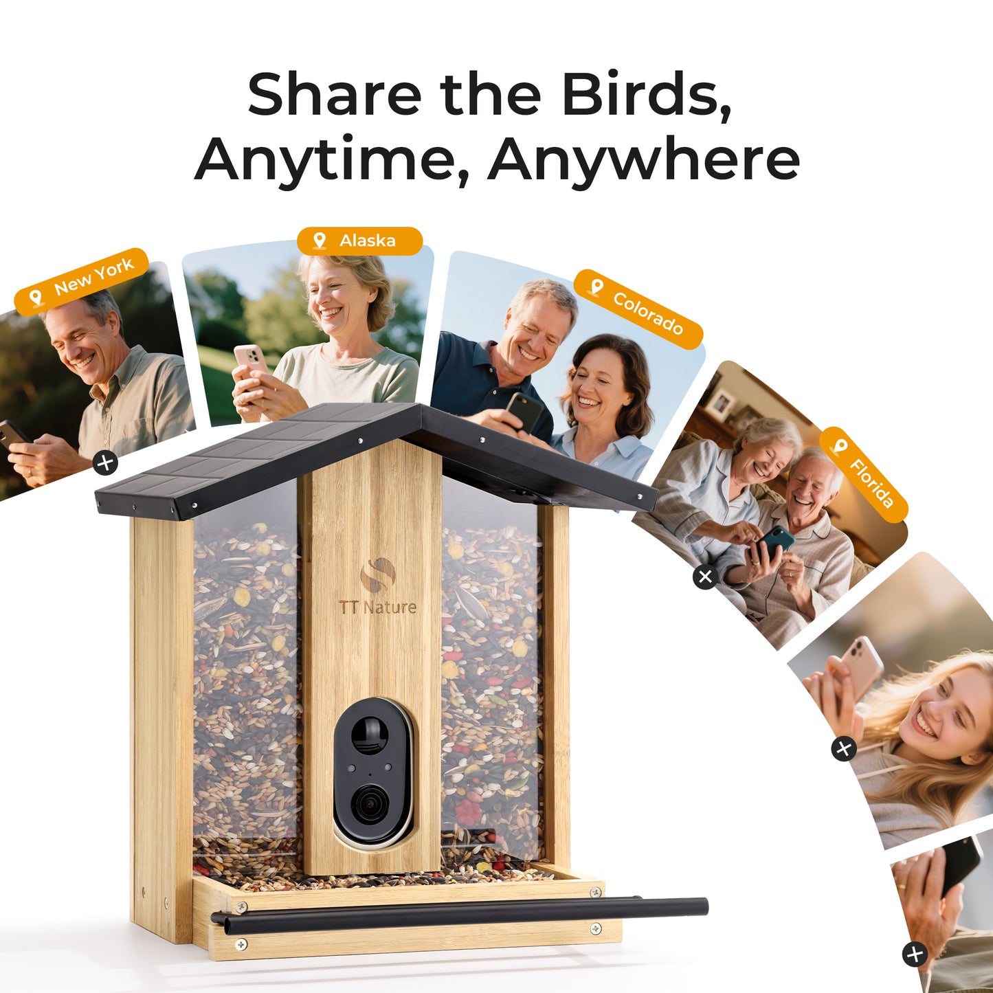 TT Nature AI-Powered Bird Feeder with Camera