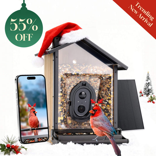 Bamboo Squirrel-Proof Bird Feeder